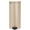 Stainless Steel 8-Gallono Kitchen Trash Can with Step On lid in Champagne Gold