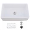 Farmhouse/Apron Front White Ceramic Kitchen Sink