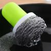 3pcs Household Dishwashing Brush; Creative Steel Ball Stainless Steel Brush With Handle; Kitchen Decontamination Cleaning Ball Pot Brush