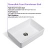 Farmhouse/Apron Front White Ceramic Kitchen Sink