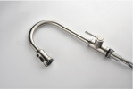 Stainless steel kitchen faucet