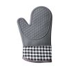 1pcs Silicone Oven Mitts;  Heat Insulation Pad;  Microwave Oven Gloves