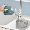 Cloud Sink Drain Basket Household Kitchen Faucet Rack Washing Dish Rag Sponge Pool Storage Hanging Bag