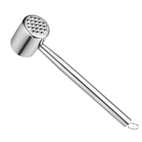 Kitchen Tools Tendon Breaking Hammer Steak Hammer (Color: Silver A, Type: Kitchen gadgets)