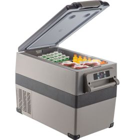 Car RV Camping And Home Use Mini Fridge Freezer Portable Car Refrigerator (Color: As pic show, Capacity: 45 L)