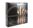 20-piece black and gold 18/10 stainless steel cutlery set (serves 4)