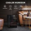 Intelligent Control Temperature Cedar Wood Low Noise Cigar Wine Refrigerator