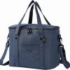 1pc Insulated Lunch Bag For Men/Women; Reusable Large Lunch Cooler Box Tote Shoulder Strap For Work Office Picnic Beach Travel Food