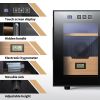 Intelligent Control Temperature Cedar Wood Low Noise Cigar Wine Refrigerator